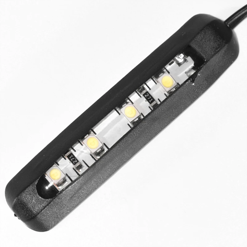 Car Motorcycle Led Lights Rear Number Plate Lamp