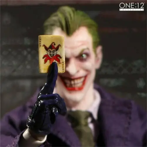 Batman The Dark Knight Joker Figure Model Toys Collection With Real Clothing DC Comics 15cm