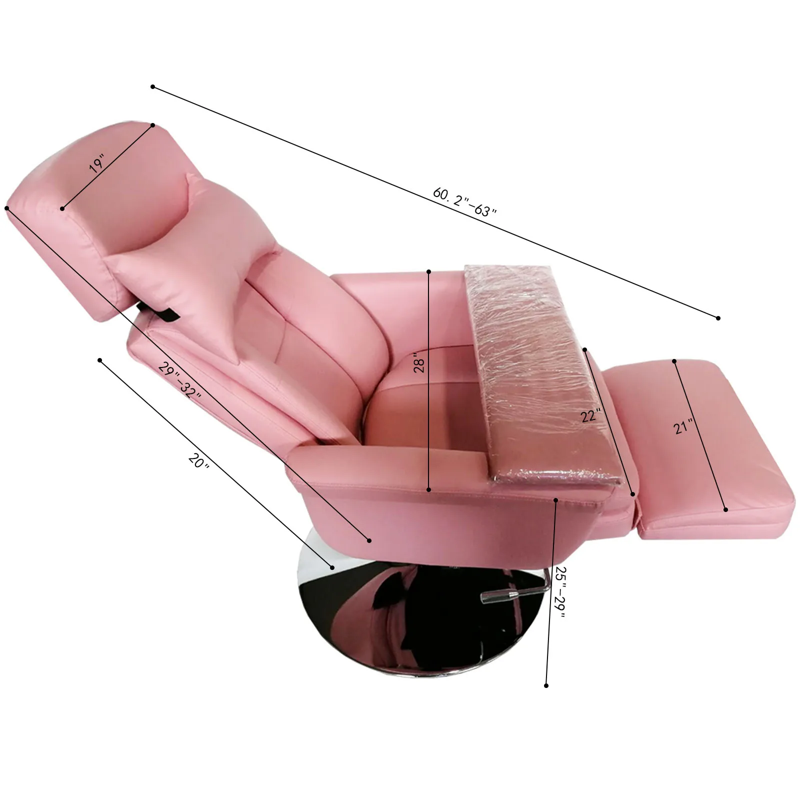 Description Picture 6 of itemAir Pressure Facial Bed Spa Table Salon Chair 360 Degree Flexible Rotation Chair Couch for Beauty Home Office Chair