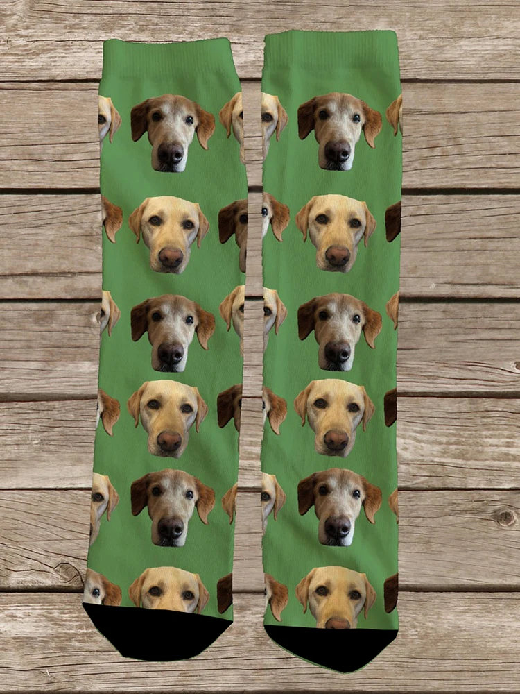 3D печать на заказ собака уход за кожей лица носки персонализированные Носки для собак на заказ Подарки на день рождения собачников носки, подарок на Рождество Для женщин Для мужчин носки - Цвет: 2