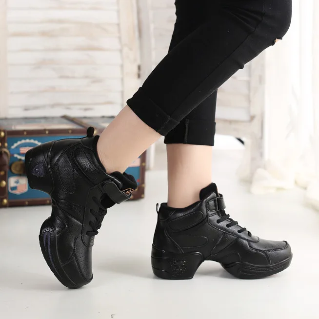 

Autumn & Winter New Style Dance Shoes Women's Jump Dance Shoe Soft-Sole Modern Dance Shoes Square Dance Jazz Dance
