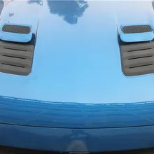 PP материал автомобильный воздушный поток вентиляционное отверстие Впускной капот совок вентиляционное отверстие крышка капота для Ford Mustang