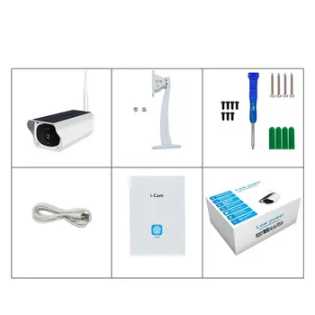 

Wireless Hd Wifi Waterproof Solar Camera HD CCTV Security Surveillance Outdoor Supports Video Recording Camera