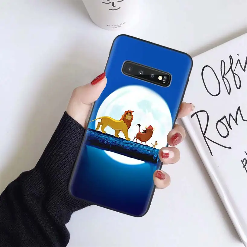 Lion king Simba Case for Samsung Galaxy S10 Plus Lite Note 10 9 8 S9 S8 3