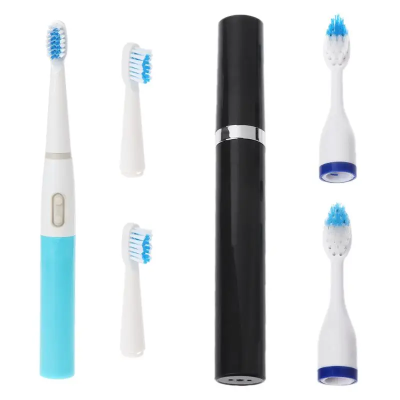 

Sonic Electric Toothbrush Adult Automatic Soft-bristled Portable Battery Power