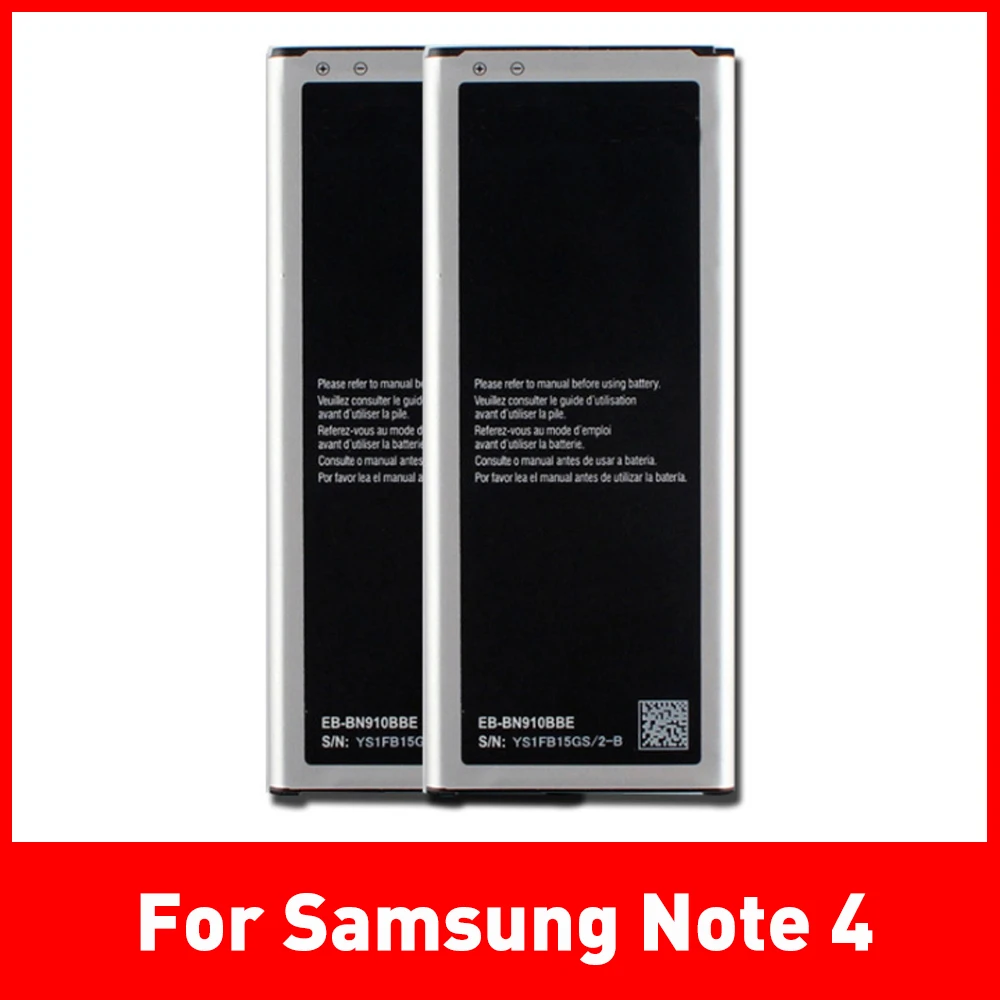 Сменный аккумулятор для телефонов Samsung Galaxy Note 4 N910F N910V N910P N910C N910T 3200 мАч | Мобильные