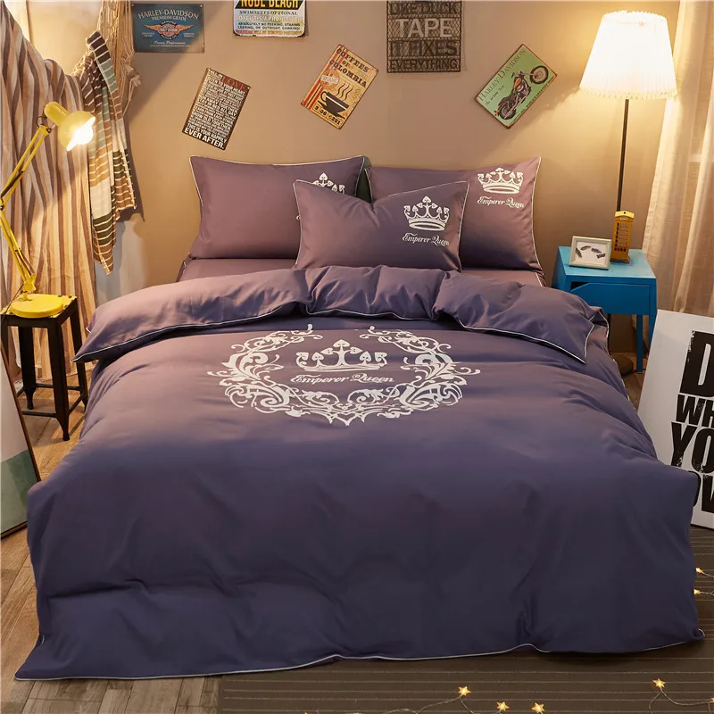 Boy Girl Kids Winter Warm Aole Cotton 3/4 pcs Bedding Sets Bedlinens King Queen Double Size Duvet Cover 1.5m 1.8m 2m Flat Sheets - Цвет: As Photo 14