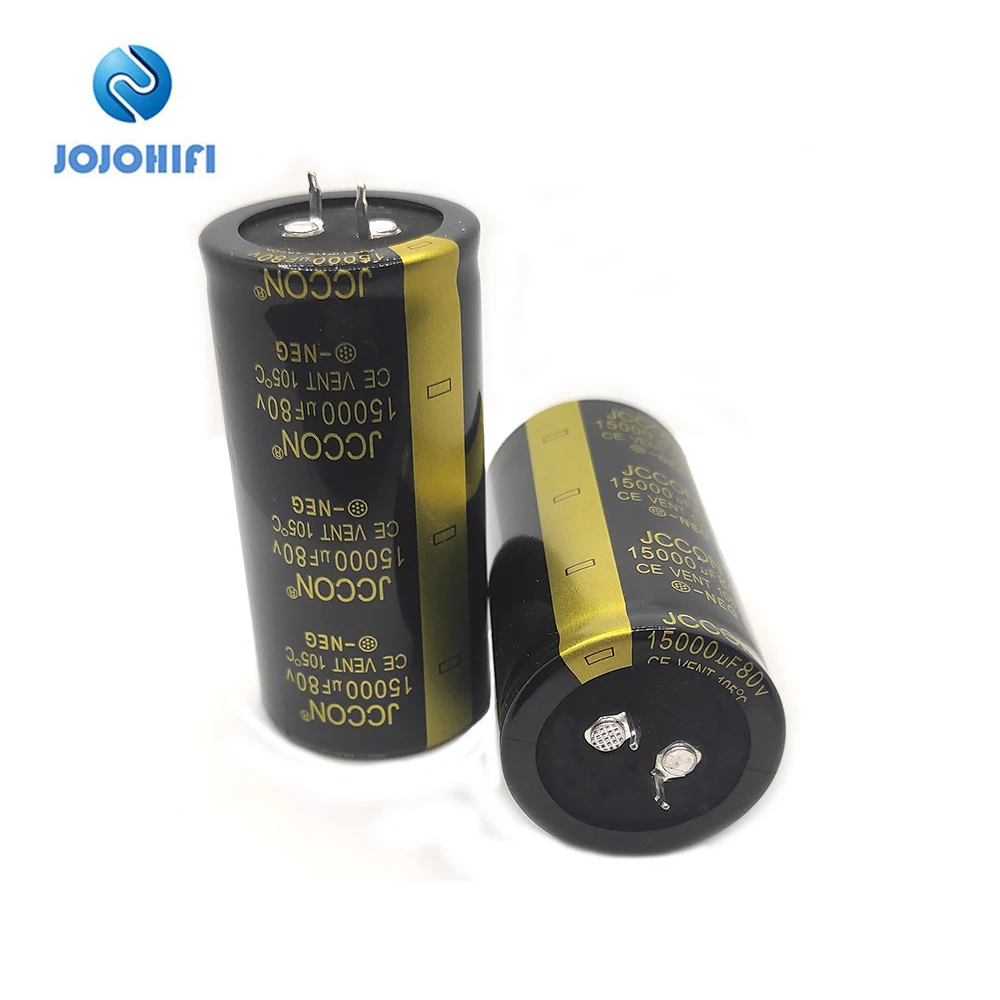 2pcs 15000UF 80V 35x70mm JCCON 105 ℃ 80V/15000uf New Audio Power Amplifier Power Supply Board Horn Capacitor