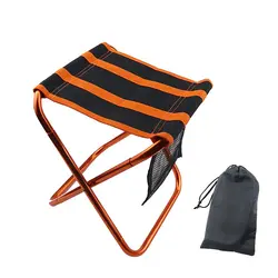 Сверхлегкий складной стул для путешествий сверхпрочный высокой нагрузки стул для кемпинга, отдых на открытом воздухе Портативный пляжный