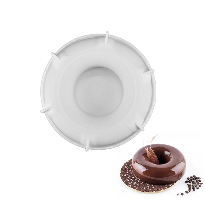 

3D Silicone Doughnut Cake Mold For Baking Mousse Chocolate Dessert Doughnuts Tools