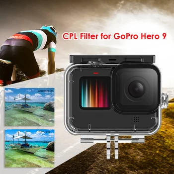 

CPL Action Sports Camera Lens Filter Plastic Set Protector Guard Outdoor Sightseeing Accessories for GoPro Hero 9
