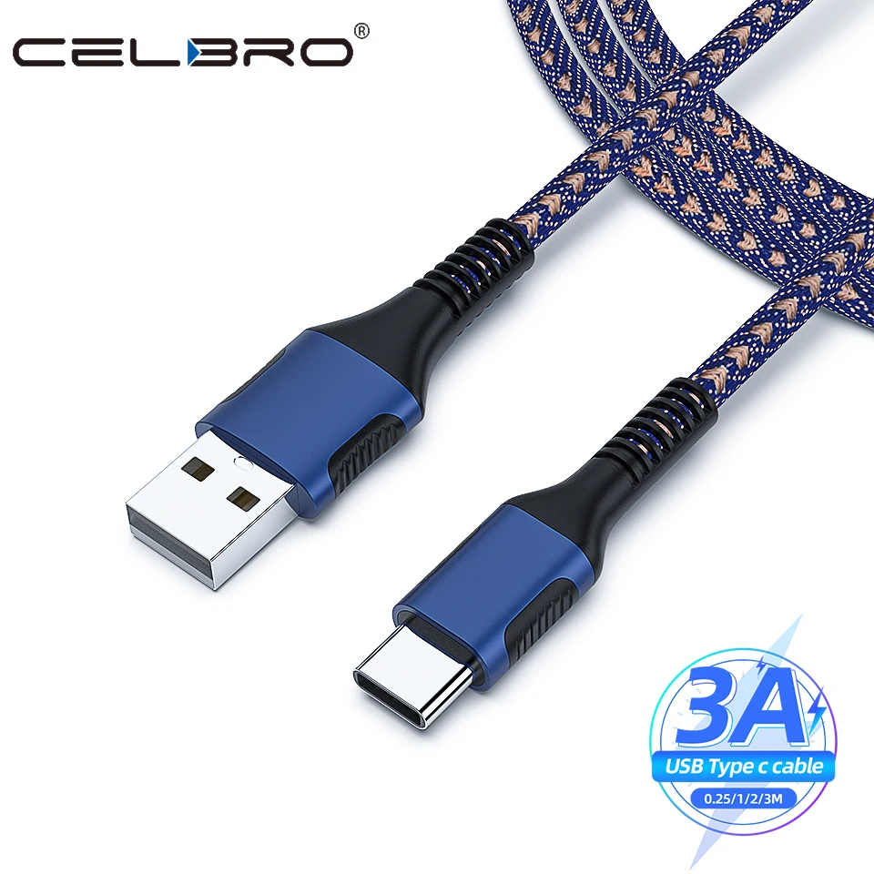 0.25/1/2/3 medidores de carga rápida qc 3.0 tipo c cabo de carregador cabo tipo c typec para xiaomi mi 10 11 poco m3 longo usb-c cabo qc3.0
