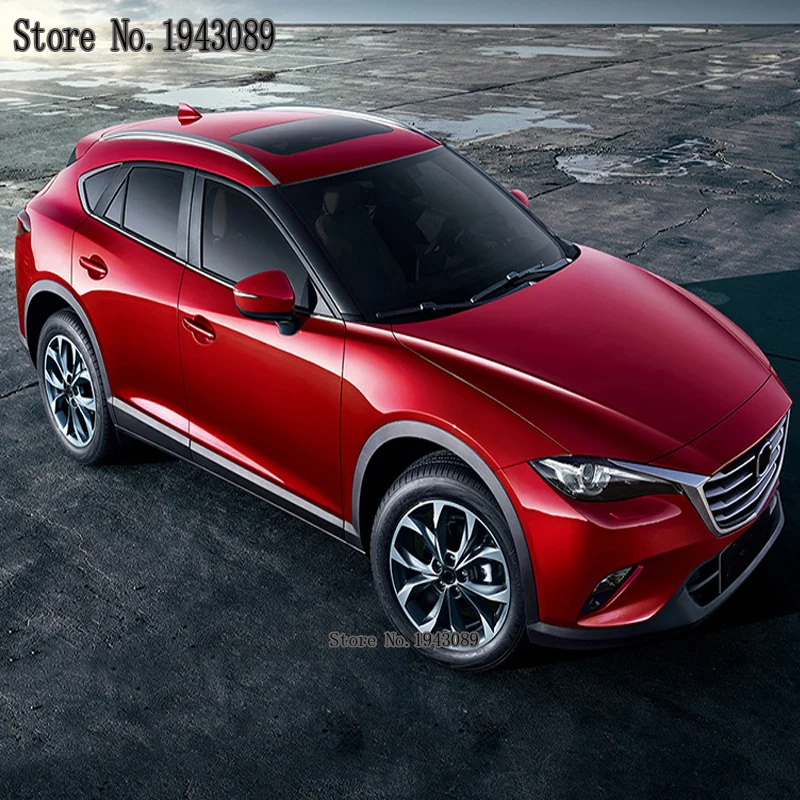 Для Mazda CX-4 CX4 CX 4- накладки для порогов автомобиля из нержавеющей стали добро пожаловать Накладка педали наклейки автомобиль Стайлинг Аксессуары