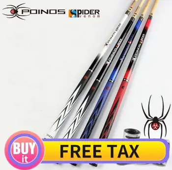 

POINOS SR Billiards Cue Pool Stick 11.5mm/10mm Tips 4 Colors Professional High Quality Billiard Kit Professional Billar China
