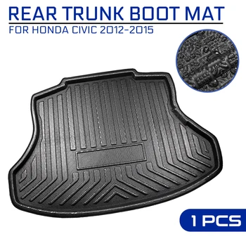

Car Floor Mat Carpet Rear Trunk Anti-mud Cover For Honda Civic 2012 2013 2014 2015