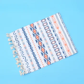 

Ethnic Style Cabinet Curtain Sundries Tassels Short Shelf Curtain Colorful Simple Soft Cabinet Curtain for Home