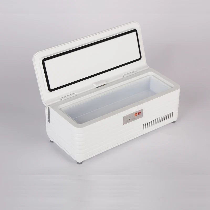 Diabetes Insulin Fridge Work 12 hrs Fridge Small Cooler Bag Car Refrigerator with LCD Display Portable Refrigerator Medication