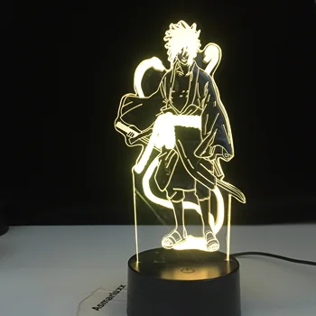 

Anime Sasuke Sword 3d Led Night Light Naruto Usb Touch Sensor Room Decor Lamp Friend Birthday Gift Manga Desk Night Lamp Sasuke
