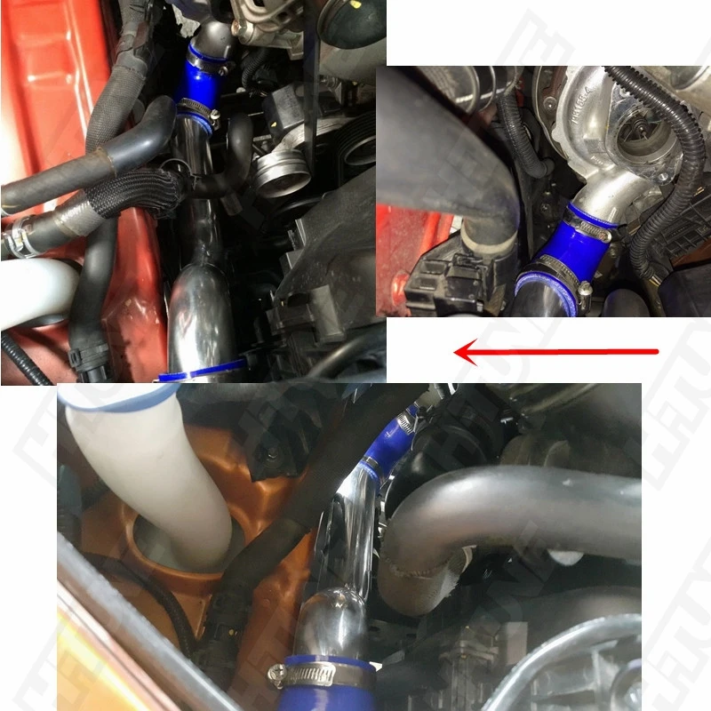Aluminum Turbo Diesel Intercooler Piping Kits Original for Ranger T6 3.2L 2012++ automotive intercooler