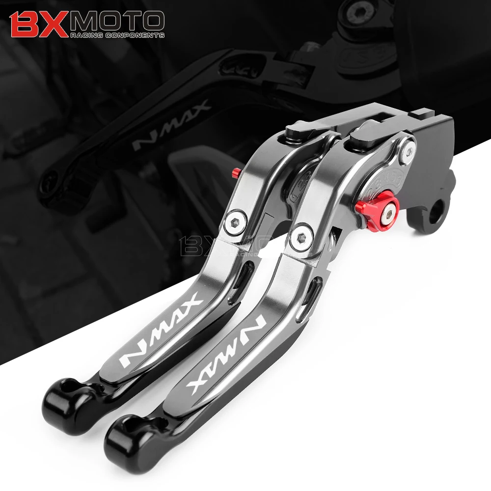 Для YAMAHA NMAX 155 NMAX155 125 NMAX125 2015 2019 аксессуары для мотоциклов CNC Регулируемые рычаги тормоза и сцепления логотип
