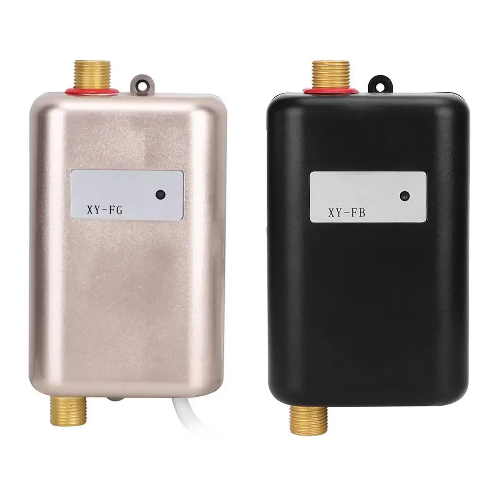 3800W Electric Water Heater Instantaneous Tankless Instant Hot Water Heater Kitchen Bathroom Shower Flow Water Boiler 110V/220V