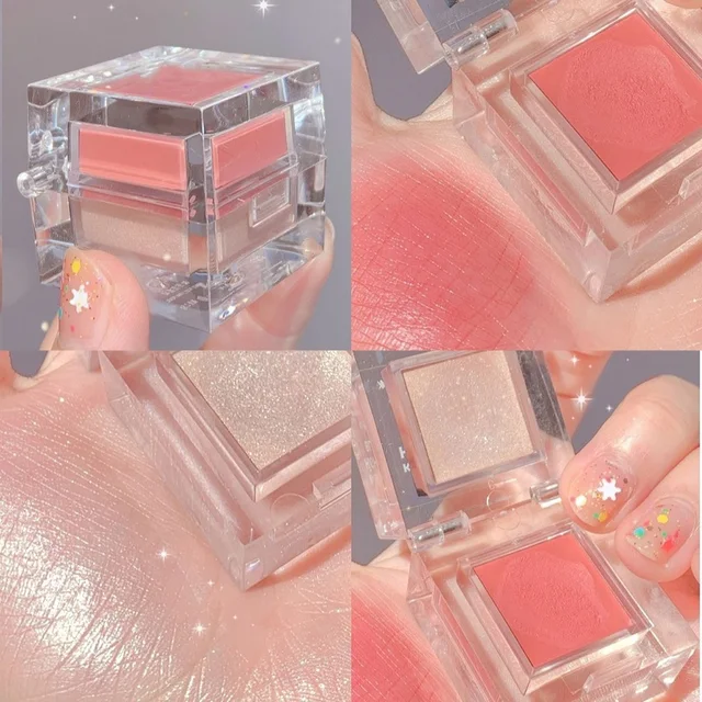 2 In 1 Highlight Blush Ice Cube: Achieve a Sweet and Natural Look