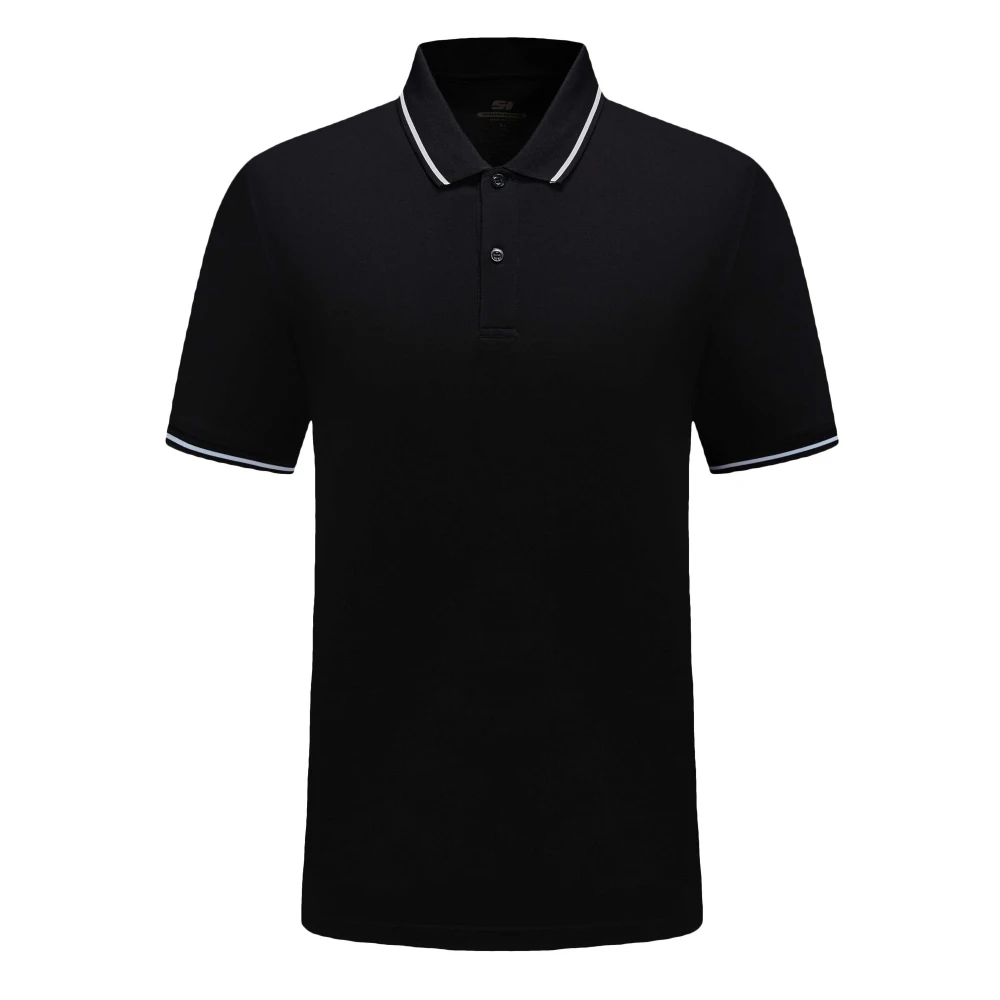 Брендовая новая стильная мужская рубашка-поло SANHENG Повседневная с коротким