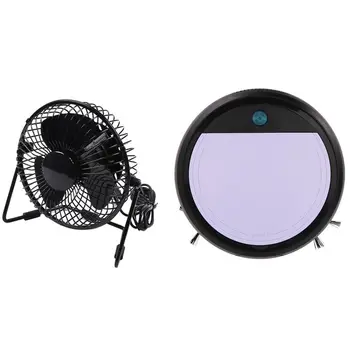 

Selling USB Led Clock Mini Fan with Real Time Temperature Display Desktop & Rechargeable Smart Vacuum Cleaners Robot