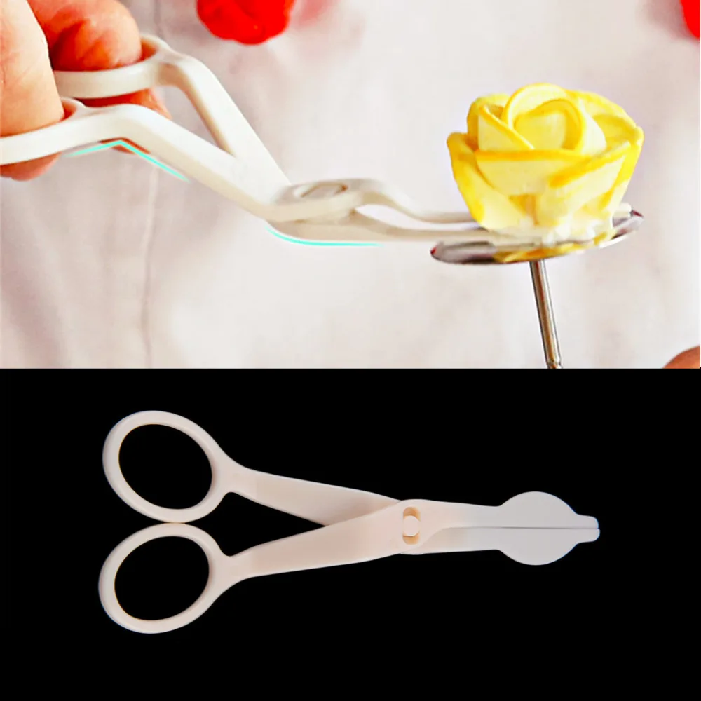 

1Pc 2016 hot sale Plastic Scissors Flower Lifter Craft Cake Decorating Modelling DIY Tool