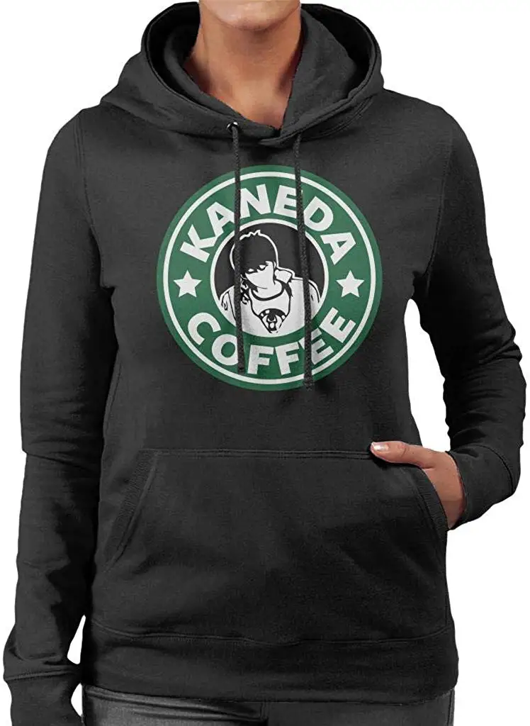 Akira Kaneda coffee Logo Женская толстовка с капюшоном Мужская Женская толстовка с капюшоном
