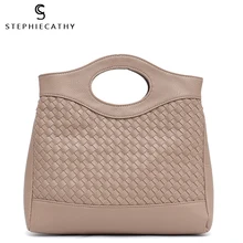 SC женская модная летняя роскошная сумка, веганская кожаная сумка-ведро для девочек, дизайнерская тканая сумка Хобо, женская сумка через плечо и через плечо