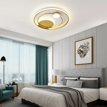 

Verllas LED Chandelier for living room bedroom study room gold black Avize Lustre modern led Chandelier Lighting