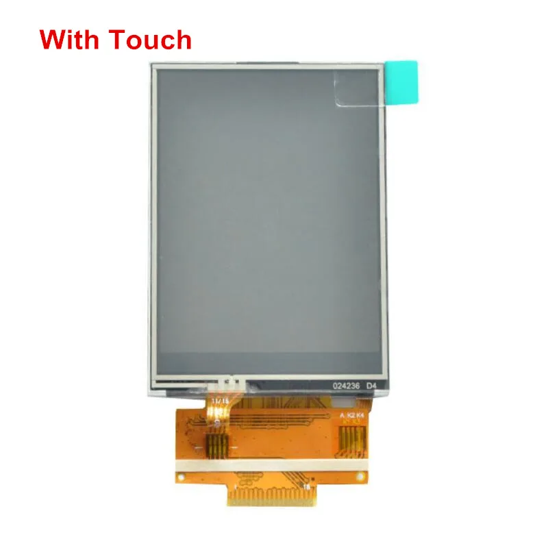 2,8 дюймов TFT lcd ILI9341 полноцветный 18 pin 240x320 4 провода SPI порт без касания по крайней мере 4 IO привод Сварка продается без необходимости коннектора - Цвет: With Touch