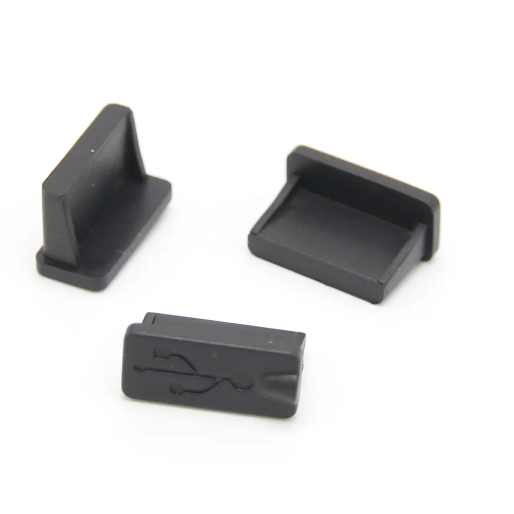 USB-Schutzhülle Gummiabdeckungen Staubkappe für USB-Anschluss Staub- und Feuchtigkeitsschutz 10 teile/los – Detail 8