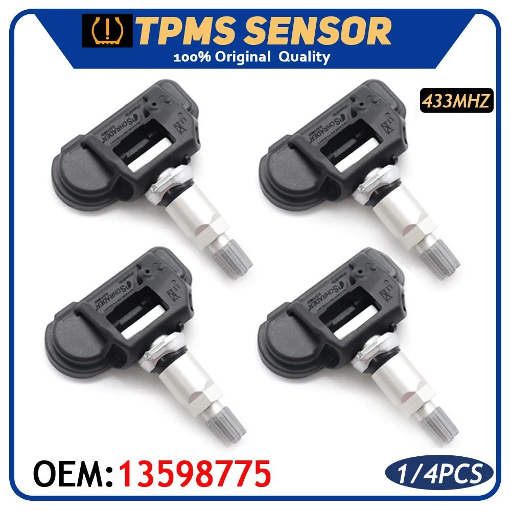 Автомобильный датчик давления в шинах 13598775 TPMS для Opel Adam Astra J Cascada Insignia Zafira Tourer