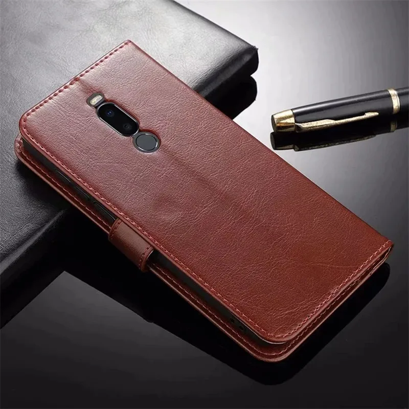 Винтаж кожаный чехол для Meizu Note 8 9X8 15X16, 16X16 s 16Xs M8 M15 M5C M3 M5 M6 M3s M5S M6S M6T бумажник чехол-книжка с откидной крышкой