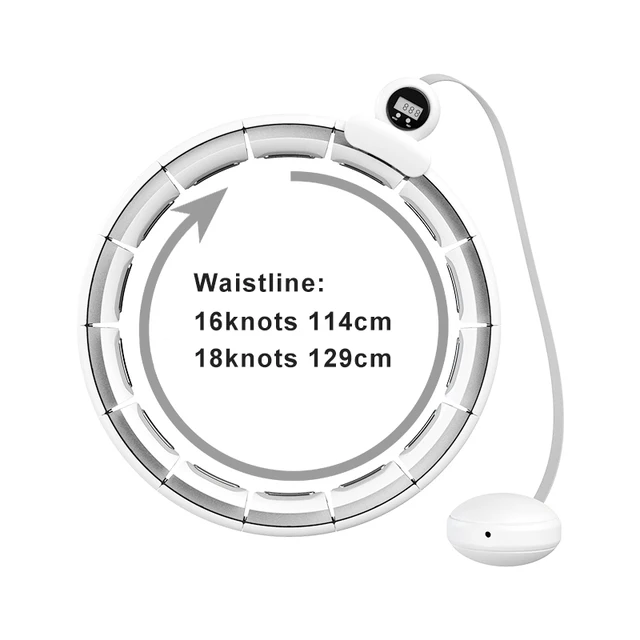 Adjustable Smart Sport Hoola Hoop Electronic Counting Fitness Massage Hoop Thin Waist Abdominal Exercise Ring Gym Home Circle 2