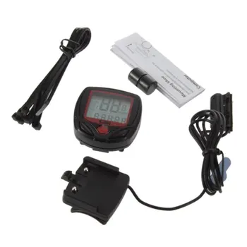 

Bicycle Meter Speedometer Bike Digital LCD Cycling Computer LCD Odometer Speedometer Stopwatch For Bike SD-548B