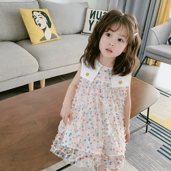 

Mihkalev Kids 2020 Summer Dresses For Baby Girl Tulle Princess Dresses 2 3 4Year Children Birthday Tutu Dress Costume