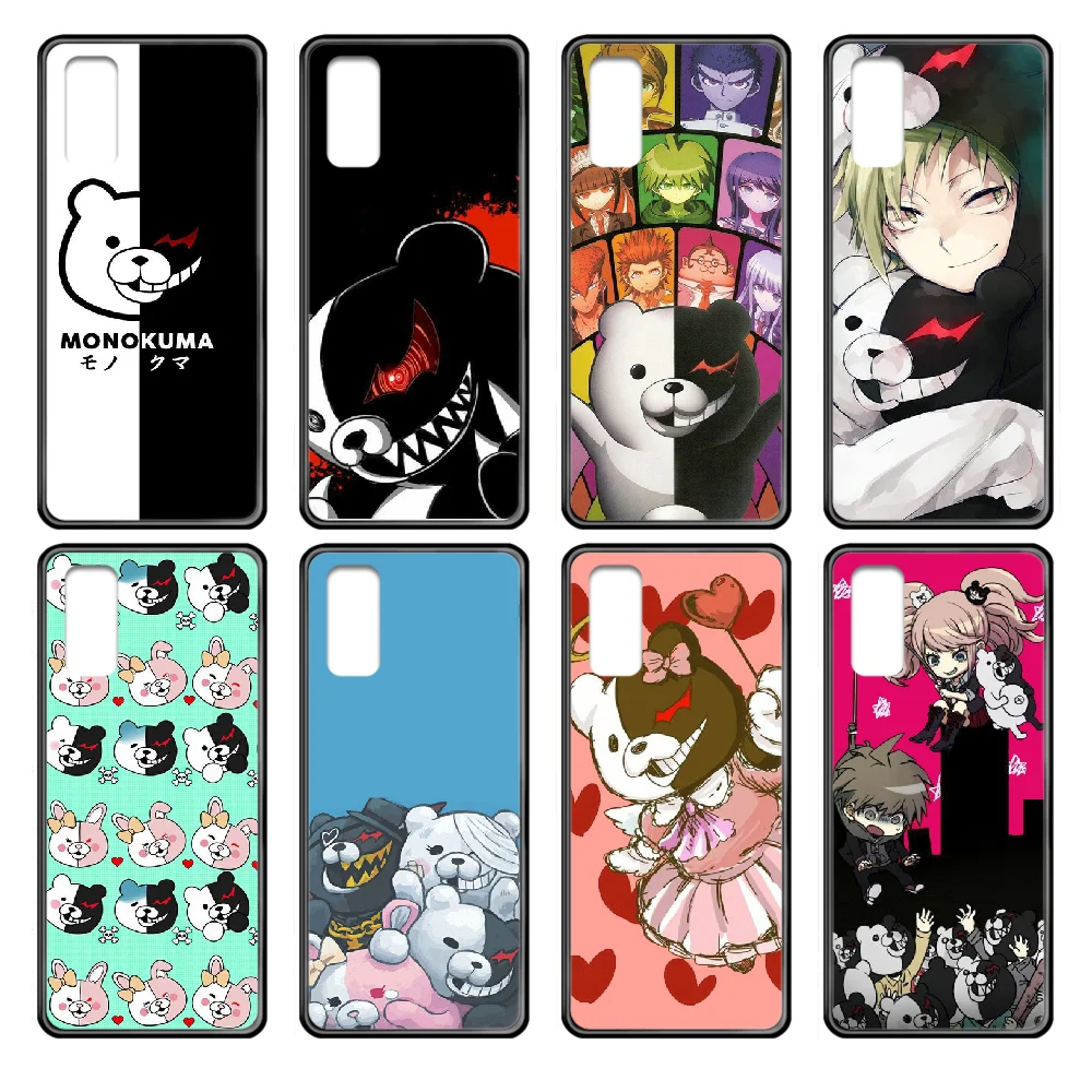 Чехол для телефона Kumamon Danganronpa Monokuma корпус Samsung Galaxy J S 3 4 5 6 7 8 9 10 Prime Plus Lite Edge черный