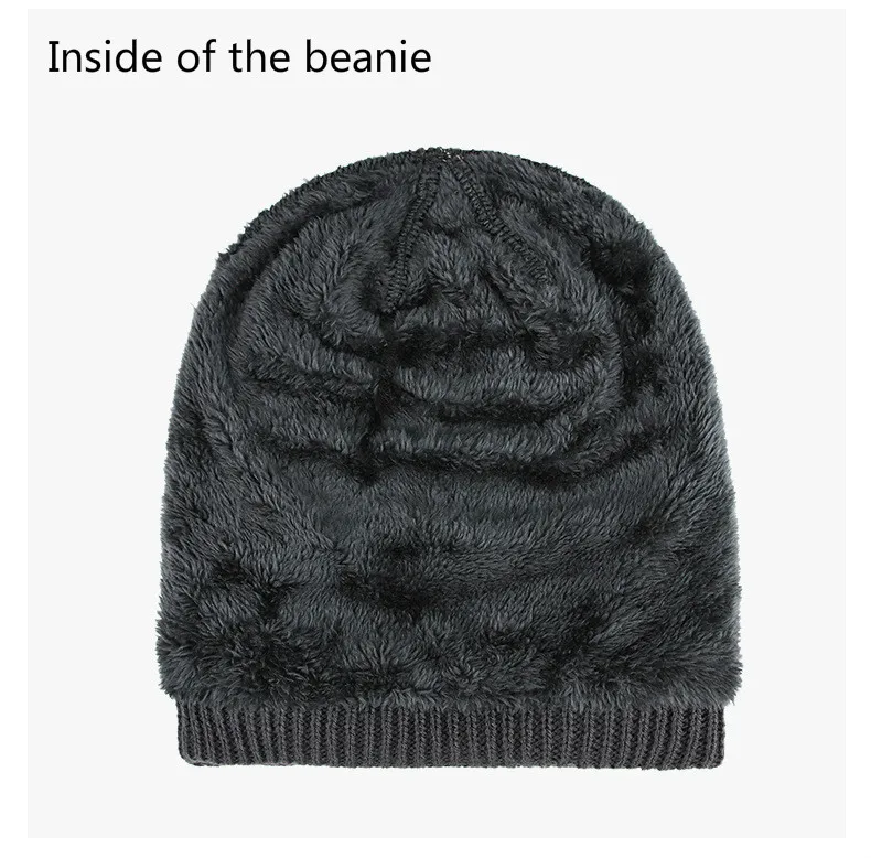 Зимняя теплая вязаная шапка с шарфом набор Skullies Beanies для мужчин/wo Мужская спортивная шапка набор