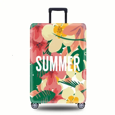 Фламинго, эластичная сила, Чехол для багажа, 18-32 дюйма, набор, защита для багажника, оболочка для путешествий, тяга, чемодан, утолщенные пылезащитные мешки