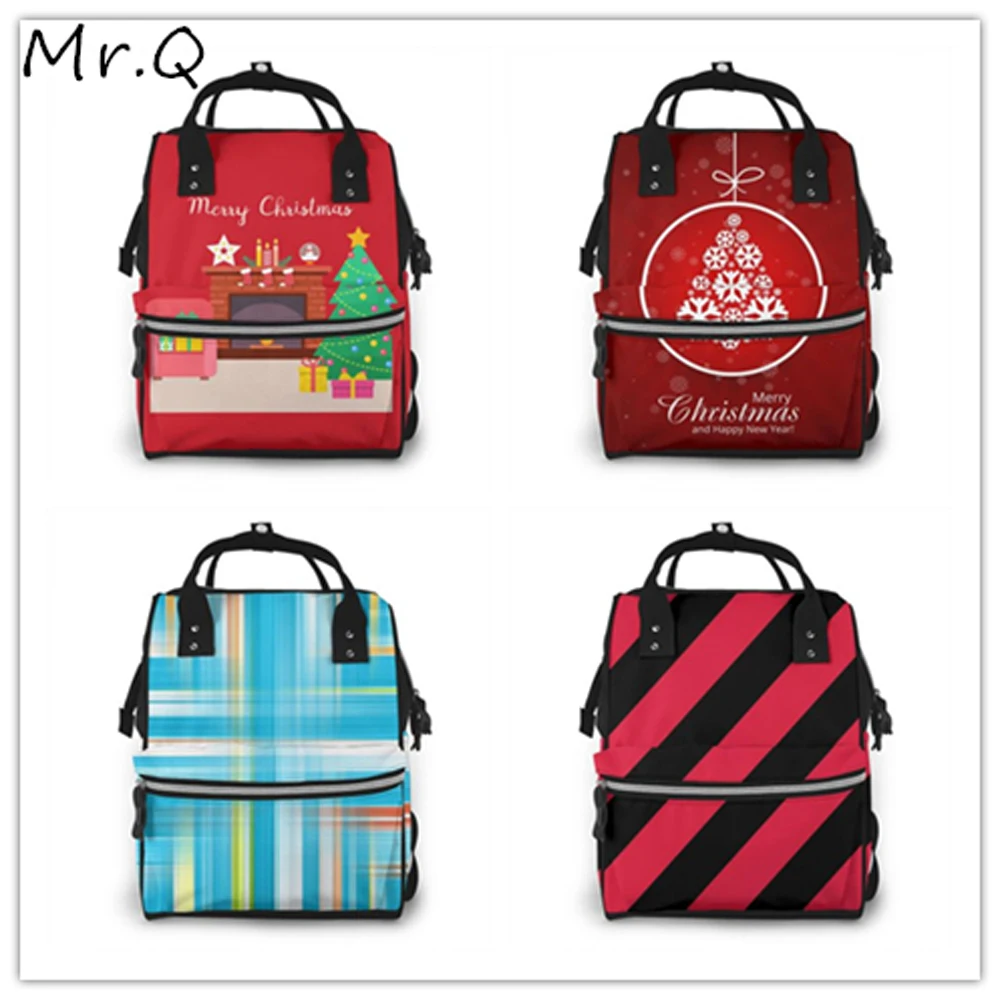 

2019 Custom Waterproof Diaper Bag Large Capacity Backpack Nappy Bag Backpacks Woman 15inch Nappy Bag Backpack for Baby Care