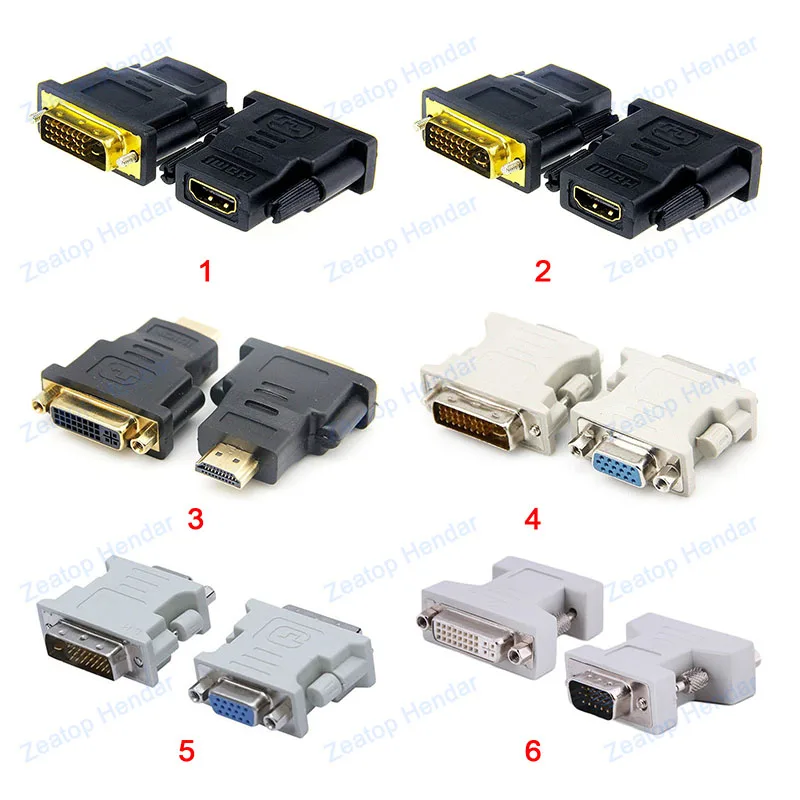 AxGear VGA Male To DVI Female 24 5 Adapter Converter