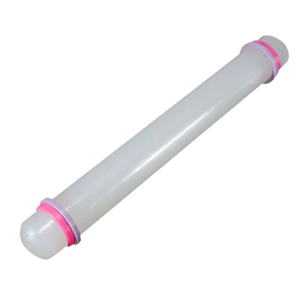 Non-stick Fondant Roller Silicone Rolling Pin Cake Pastry Cooking Baking