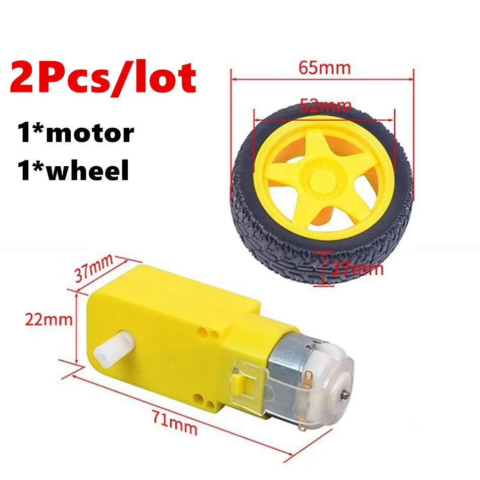 TT Мотор умный автомобиль робот-редуктор Мотор колеса умный автомобиль двигатель для шасси робот пульт дистанционного управления автомобиля DC мотор-редуктор для arduino Diy Kit