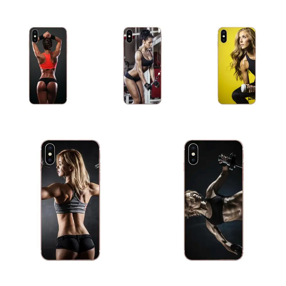 Girl Fitness Gym Woman Bodybuilding Painted For Sony Xperia Z Z1 Z2 Z3 Z4 Z5 compact Mini M2 M4 M5 T3 E3 E5 XA XA1 XZ Premium | Мобильные