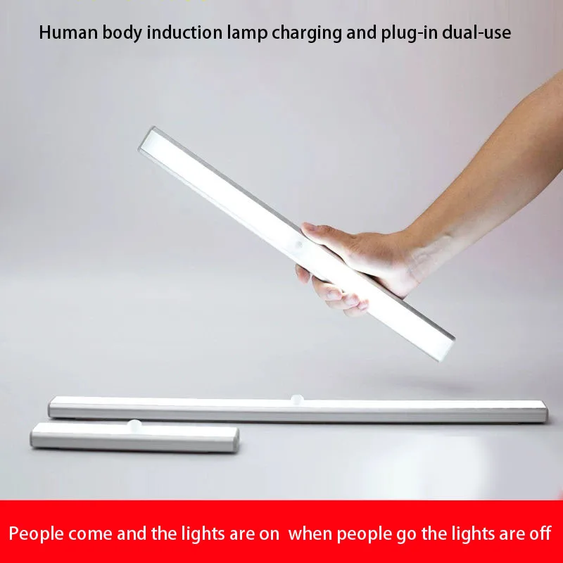

Intelligent Human Body Sensing LED Table Lamp Automatic Household Charger Plug-in Optical Control Light Tube Night Light