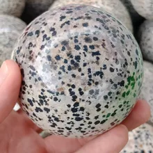 DHXYZB 55-70 мм натуральный пятнистый Камень Сфера Кристалл кварцевый шар рок минеральные Рэйки, лечение чакры украшение дома ремесло