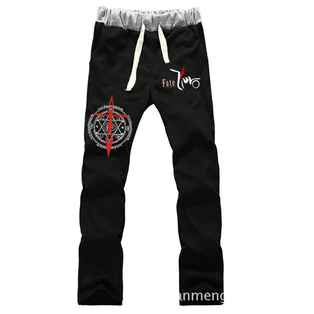

cosplay Fashion Anime Fate Zero Saber Sweatpants Straight Casual Hip-Hop Sweat Pants Loose Tracksuit Long Trousers